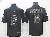 Nike Browns 6 Baker Mayfield Black Gold Vapor Untouchable Limited Jersey,baseball caps,new era cap wholesale,wholesale hats